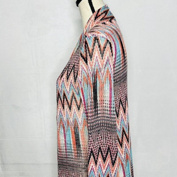 Red Camel Cardigan Duster Lightweight Open-Front Sweater Stretch Women’s Size S - Picture 5 of 10